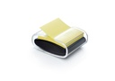 Distributeur bloc-mémos Pro pour Post-it Z-Note 76x76mm noir transparent