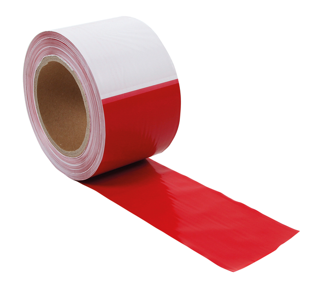 Ruban de signalisation IEZZY 250m rouge-blanc