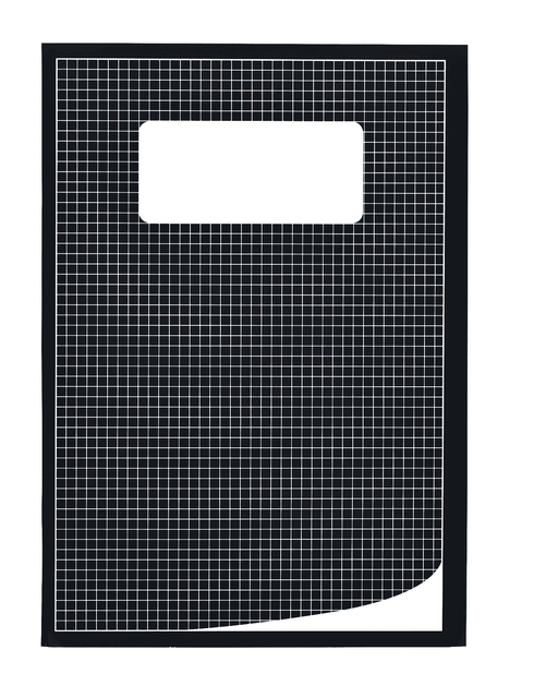 Cahier Qbasic A4 carreau 5mm 80 pages 70g assorti