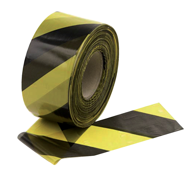 Ruban de signalisation IEZZY 250m jaune-noir