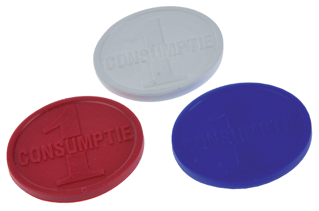 Jeton de consommation CombiCraft 750 pièces bleu