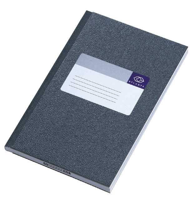 Carnet de notes Djois Atlanta collé 165x105mm 128 pages ligné gris