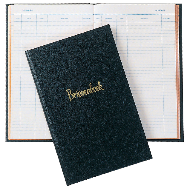 Registre de courrier Djois Atlanta 330x205mm classique noir