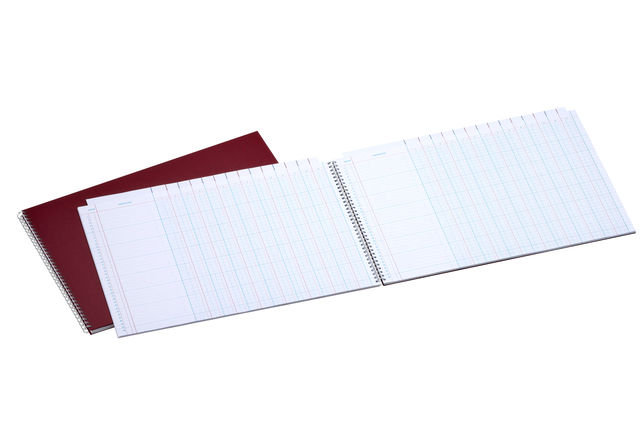 Registre Atlanta 294x452mm 2x14 colonnes 108 pages spirale