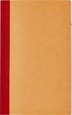 Livre de caisse 135x85mm 1 colonne 72 pages orange