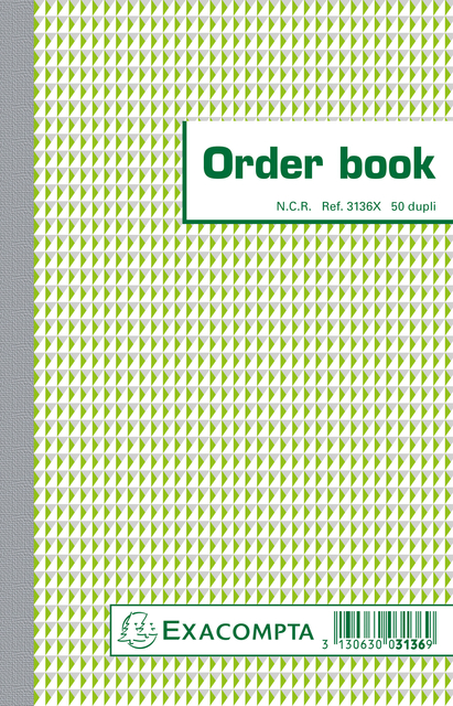Carnet de commande Exacompta 210x135mm 50x2 feuilles