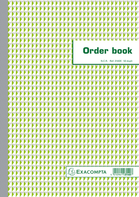 Carnet de commande Exacompta 297x210mm 50x2 feuilles