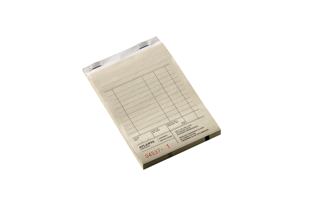 Bloc de caisse Djois Atlanta 142x100mm copie carbone 50x 2 feuilles blanc