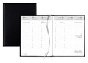 Agenda 2027 Quantore A5 7 jours/2 pages 4 langues noir