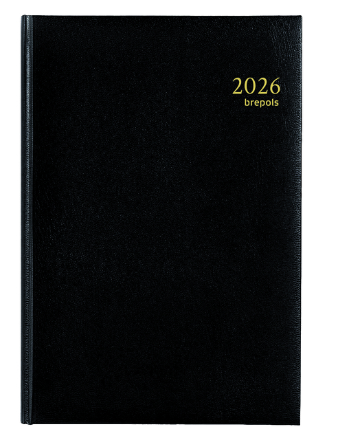 Agenda 2026 Brepols Minister Lima 1 jour/1 page noir