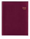 Agenda 2026 Brepols Timing Lima 7jours/2 pages bordeaux