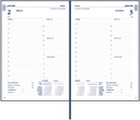 Agenda 2026 Ryam Twenty-four Mundior 1dag/1pagina blauw