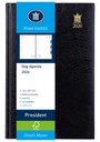 Agenda 2025 Ryam President Mundior 1 jour/1 page noir