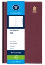 Agenda 2025 Ryam President 1 jour/1 page bordeaux