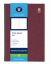 Agenda 2027 Ryam Weekly Mundior 7dagen/2pagina's bordeaux