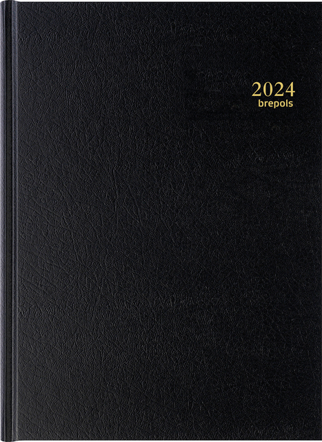 Agenda 2026 Brepols Bremax Santex A4 1dag/1pagina 4 kolommen zwart
