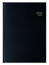 Agenda 2026 Brepols Bremax Santex A4 1dag/2pagina's 8 kolommen zwart