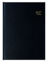 Agenda 2027 Brepols Bremax Santex A4 1 jour/2 pages 8 colonnes noir