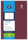 Agenda 2026 Ryam Memo Mundior 1 jour/1 page bordeaux