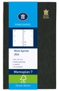 Agenda 2026 Ryam Memoplan 7 Mundior 7 jours/2 pages noir
