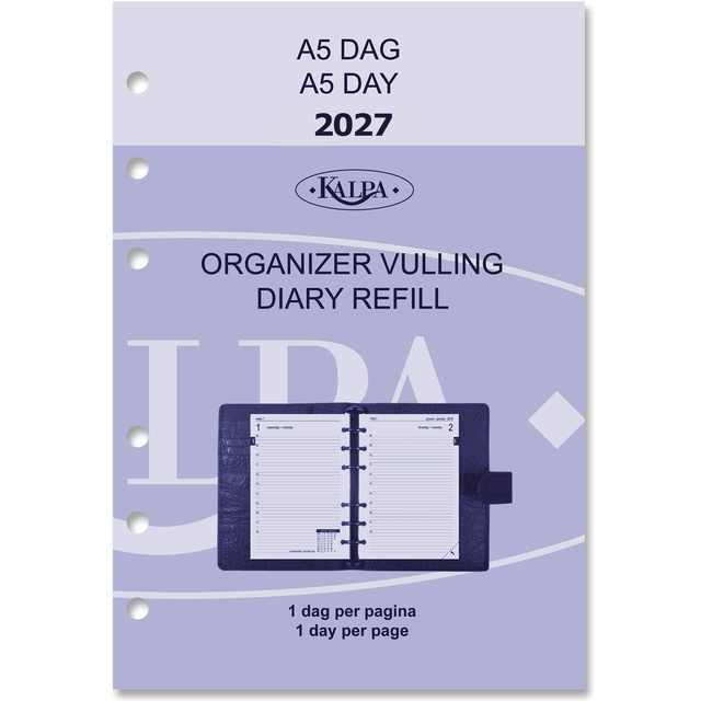 Recharge Agenda 2027 Kalpa A5 1 jour/1 page