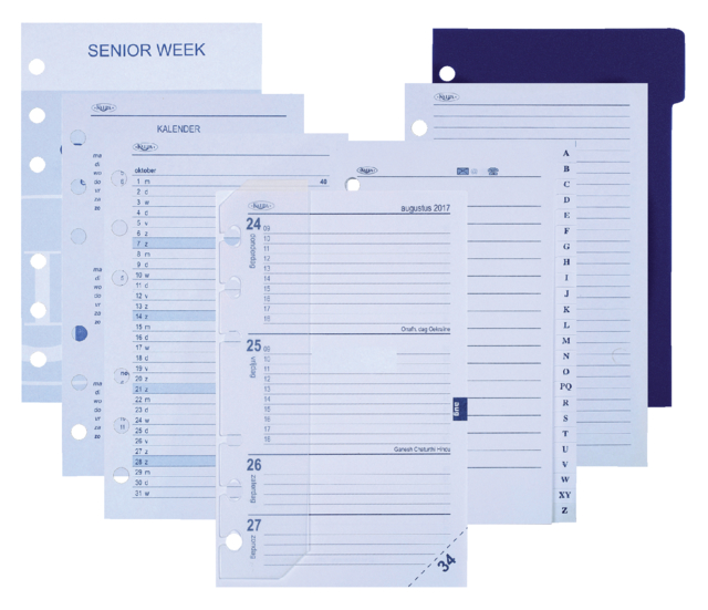 Recharge agenda 2024 Kalpa Senior boîte année 7 jours/2 pages