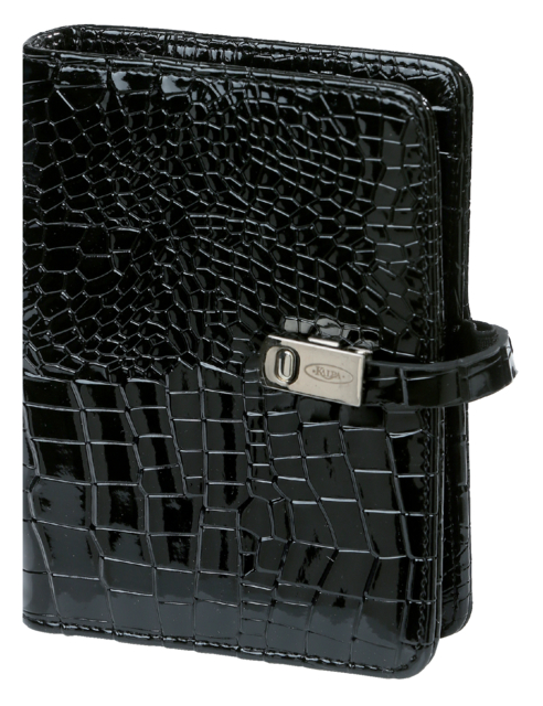 Agenda 2021-2022 organizer Kalpa Pocket Junior gloss-croco zwart