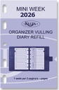 Recharge agenda 2026 Kalpa Mini 7 jours/2 pages