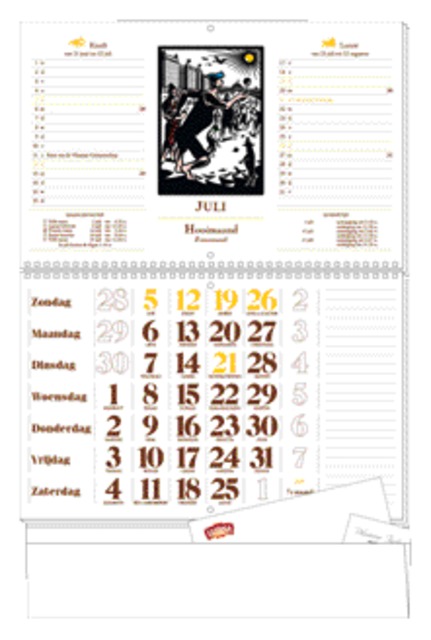 Calendrier mensuel 2024 Korenaar (NL)