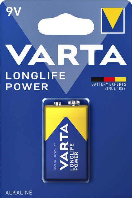 Batterij VARTA Longlife Power 9Volt