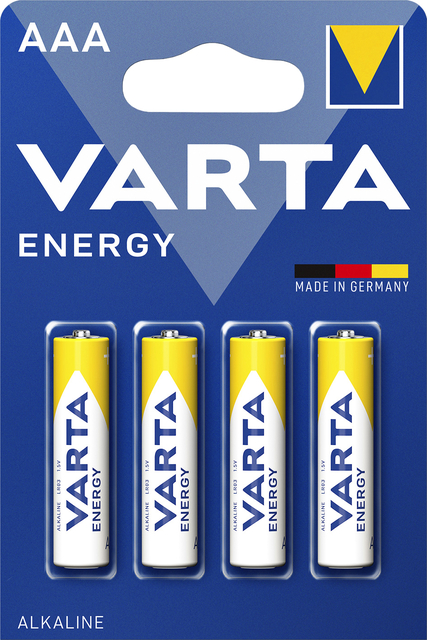 Batterij Varta Energy 4x AAA