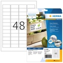 Etiket HERMA Power 10902 45.7x21.2mm wit 1200 stuks