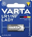 Pile bouton Varta LR1 alcaline blister 1 pièce