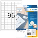 Etiquette HERMA 8832 60,5x16,9mm blanc 2400 pièces