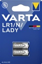 Pile bouton Varta LR1/N/Lady alcaline blister 2 pièces