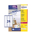 Etiquette Avery L7159-40 63,5x33,9mm blanc 960 pièces