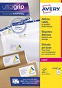 Etiket Avery L7159-250 63.5x33.9mm wit 6000 etiketten