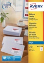 Etiquette Avery J8173-10 99,1x57mm blanc 100 pièces