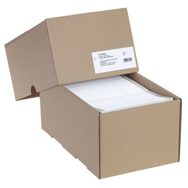 Etiquette HERMA 8292 147,3x99,2mm 1 rangée blanc 3000 pièces