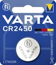 Pile bouton VARTA 1x CR2450 lithium