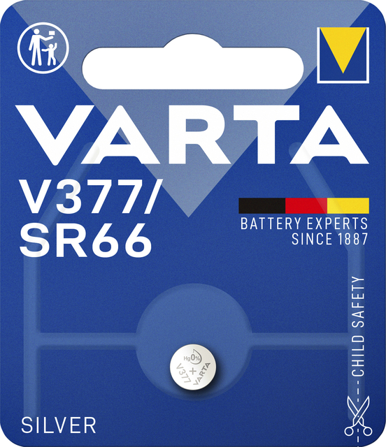 Pile bouton VARTA 1x V377 montre