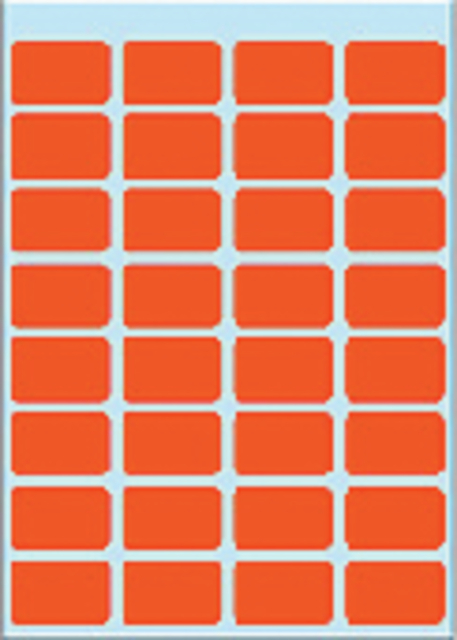 Etiket HERMA 3642 12x19mm rood 160 stuks
