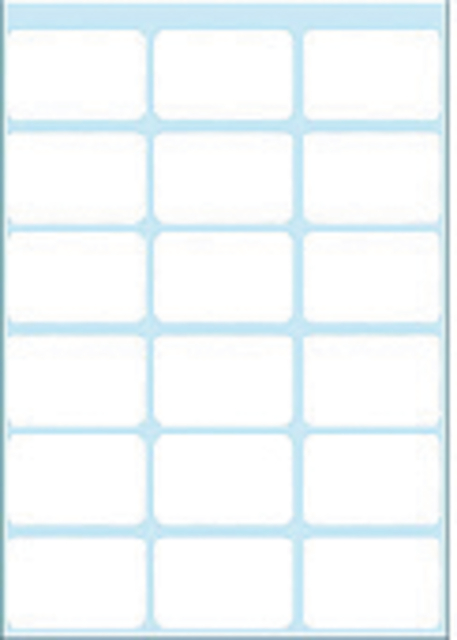 Etiquette HERMA 3746 17x26mm blanc 126 pièces