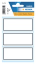 Etiquette cahier HERMA 5711 36x80mm cadre gris 18 pièces