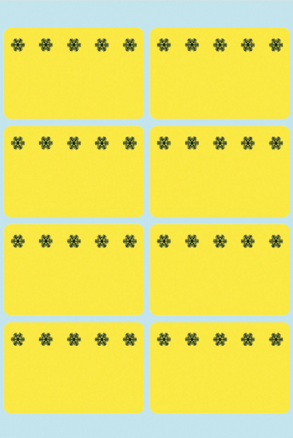 Etiquette congélateur HERMA 3771 26x40mm jaune 48 pièces