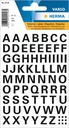 Etiquette HERMA 4158 lettres A-Z noir 10mm