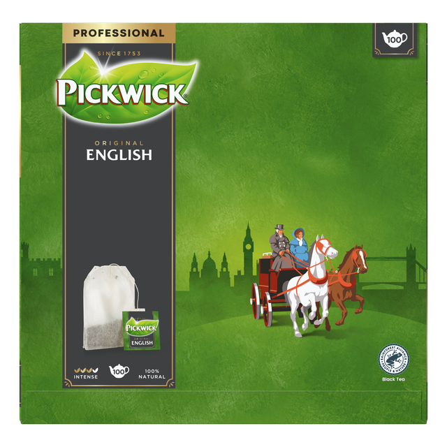 Thé Pickwick English Melange 100x 4g sans enveloppe