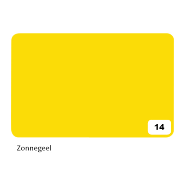 Carton photo Folia 2 faces 50x70cm 300g nr 14 jaune soleil