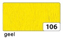 Papier crépon Folia 250x50cm nr 106 jaune