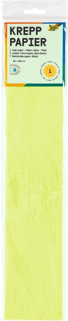 Crêpepapier Folia 50x250cm 10vel 145 lichtgroen